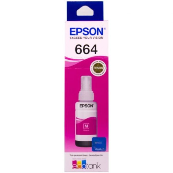 Tinta Epson T664320 664 Magenta